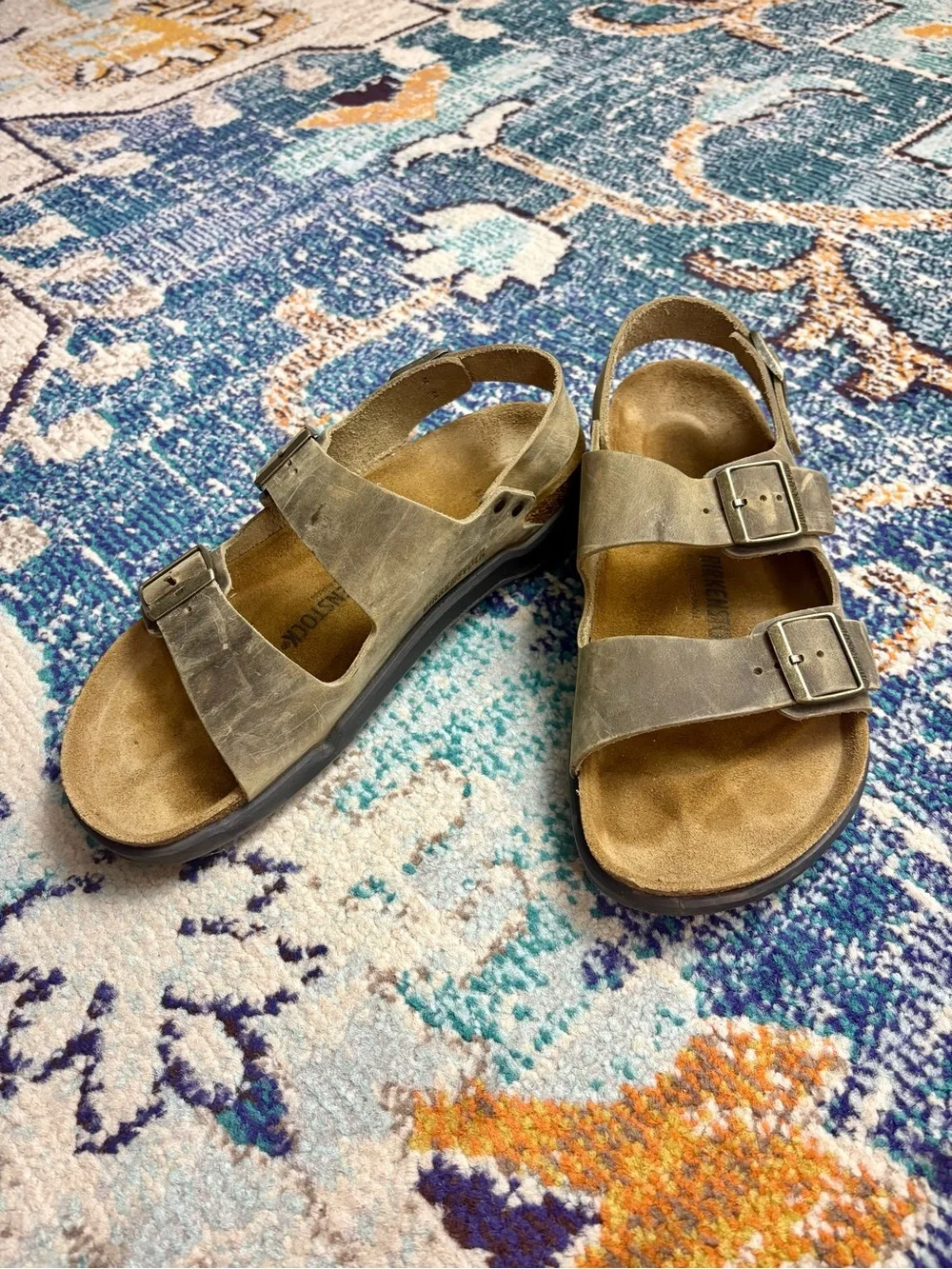 Birkenstock Milano Rugged Leather Sandals